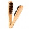 Brosse à Cheveux en Bois Brosse à Lisser les Cheveux Brosse à Cheveux Double Face Brosse à Cheveux Antistatique Sèche-Cheveux