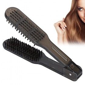 Brosse pour Lisser Les Cheveux, Brosse Double Face Cheveux, Brosse à Coiffer Antistatique Brosse à Défriser Professionnelle O