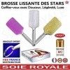 Brosse à Cheveux des Stars Strass de Cristal Rubis Lisse Démêle avec Brillance Ultra Légère Antistatique Poignée Antidérapant