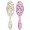 Xiuyer Brosse Cheveux Demelante pour Femme, Homme & Enfant - Ne Tire Pas - Brosses Brushing Renforçante Cheveux Mouillés, Bou