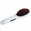 Brosse Lissante Ionique, sumuya Brosse à Lisser Chauffante Haut de Gamme Céramique de Qualité Supérieure Blanc 