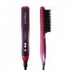 Brosse Lissante Cheveux Chauffante Curling Styling Fer Peigne TEENO Rouge