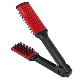 Brosse à cheveux double face, brosse à peigne lissante respirante creuse Ressorts durables antistatiques pour la maison