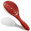 Beautypom Brosse à cheveux démêlante bio pour cheveux raides, bouclés et mouillés Brosse à cheveux en spirale pour femmes, ho