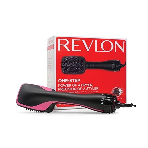 REVLON Pro Collection Salon One-step Sèche-cheveux Lissant, Céramique, Noir, 1 Unité Lot de 1 