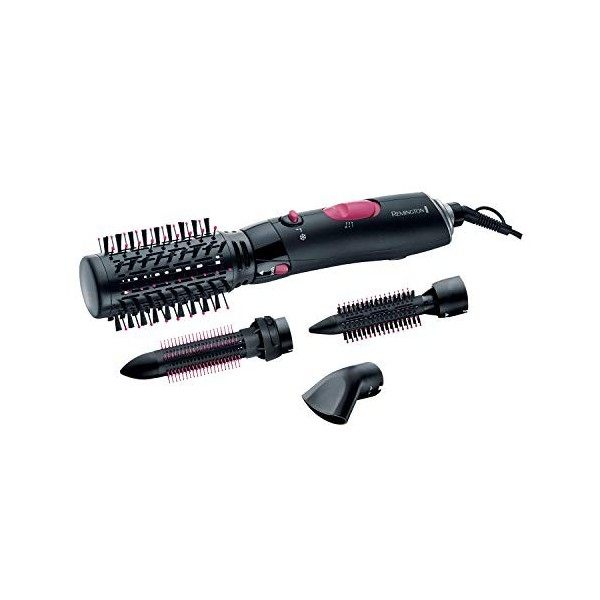 Remington Brosse Soufflante [4X Protection] Volume&Curl 1000W, Céramique Tourmaline Antistatique, 3 brosse rondes 21-30-50mm