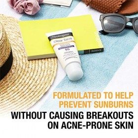 Neutrogena Lotion écran solaire liquide - SPF 55 - Formule hydrofuge légère non grasse - Protection à large spectre contre le