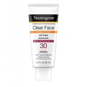 Neutrogena Lotion écran solaire liquide pour le visage et le corps - SPF 30 - Formule hydrofuge légère non grasse - Protectio