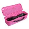 Hermitshell Étui de voyage pour sèche-cheveux Revlon One Step et brosse à air chaud Volumizer noir + rouge prune 