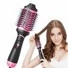 Sèche-cheveux et brosse volumatrice en une étape, brosse à air chaud, sèche-cheveux 4 en 1 Ioni Brosse électrique pour sécher