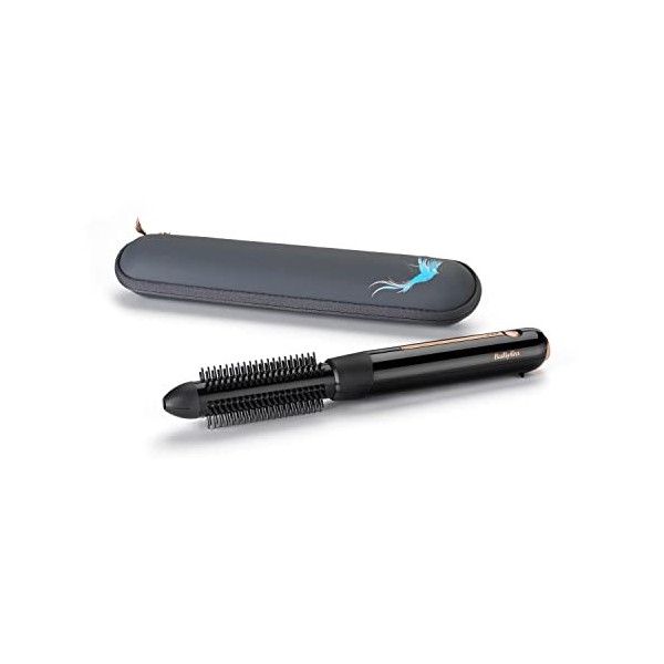 BaByliss 9000 Brosse chauffante sans fil Noir