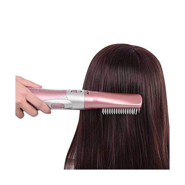 Brosse à cheveux rotative 3 en 1, brosse automatique à ions, sèche-cheveux, boucleur, peigne