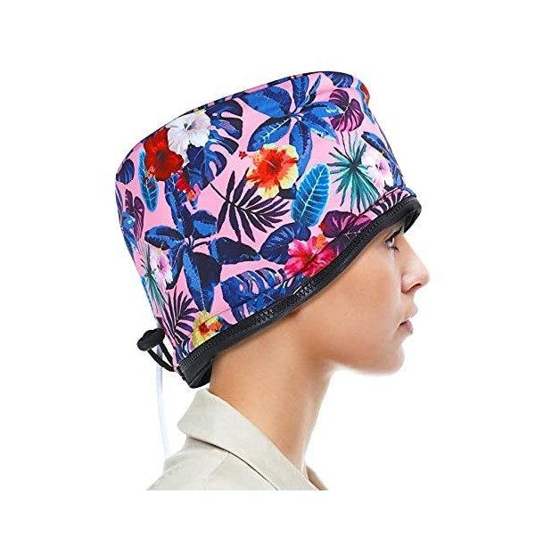 SPTHTHHPY Casques Chauffant Cheveux Bonnet Chauffant pour Soins Capillaires,Traitement Thermique, Température de 2 Modes