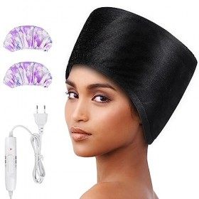 Bonnet chauffant électrique pour cheveux, nourrissant, vapeur