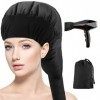 Capuche pour sèche-cheveux, CestMall capuchon vapeur doux réglable pour sèche-cheveux main avec bande élastique tuyau dexten