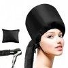 SZHS Bonnet de sèche-cheveux de style casque, bonnet de sèche-cheveux à porter universellement, avec capuchon élastique régla