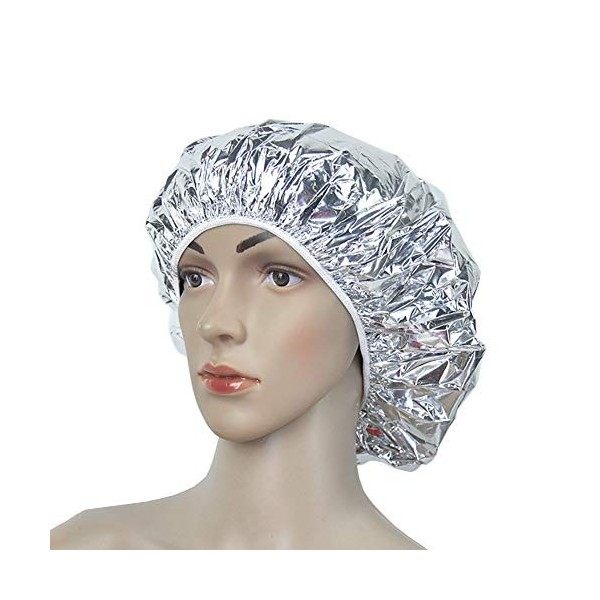 JIHUOO 7 Pièces Bonnet Chauffant pour Soins Capillaires Bonnet de Salon Auto Chauffant Cheveux