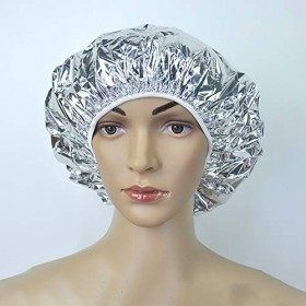 JIHUOO 7 Pièces Bonnet Chauffant pour Soins Capillaires Bonnet de Salon Auto Chauffant Cheveux