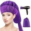 CestMall Capuchon de sèche-cheveux réglable pour sèche-cheveux à main avec bande élastique et tuyau dextension