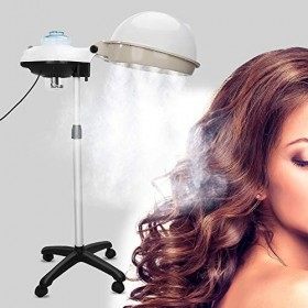 Vapeur à cheveux, support de plancher Salon Machine à vapeur de traitement de cheveux Outil de coiffure pour cheveux pour tei