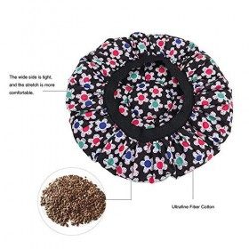 Lesgos Thermique Bouchon, Casques Chauffant Cheveux sans Fil Au Micro-Ondes Bouchon Thermique pour Thérapie Capillaire Spa Th