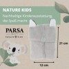 PARSA Beauty Nature Kids Turban à cheveux avec oreilles koalao en microfibre recyclée Oeko-Tex ® pour un séchage rapide et do