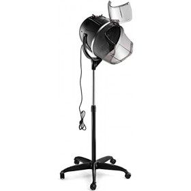 COSTWAY Casque Sèche Cheveux sur Pied 1050W Casque Sechoir Professionnel Hauteur Réglable avec Minuterie 0-60 min Outil pour 