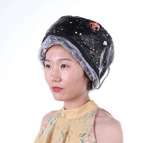 Capuchon de Soin des Cheveux de Chauffage de Thermostat électrique de 9 Niveaux, Chapeau de Traitement de Vapeur de Cheveux, 
