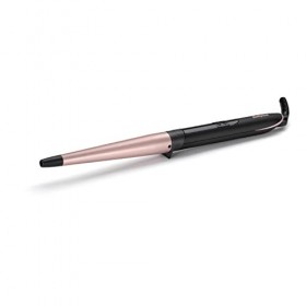 Babyliss Boucleur Professionnel Conical Wand en Quartz - Céramique C454E Noir et Rose Gold 13 - 25 mm