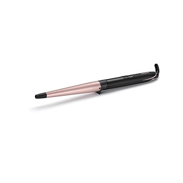 Babyliss Boucleur Professionnel Conical Wand en Quartz - Céramique C454E Noir et Rose Gold 13 - 25 mm