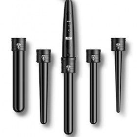 ELEHOT-Store Fer à Boucler Boucleur Céramique Fer à Friser 5 en 1 avec LCD Écran Multifonction Interchangeable boucleur a che