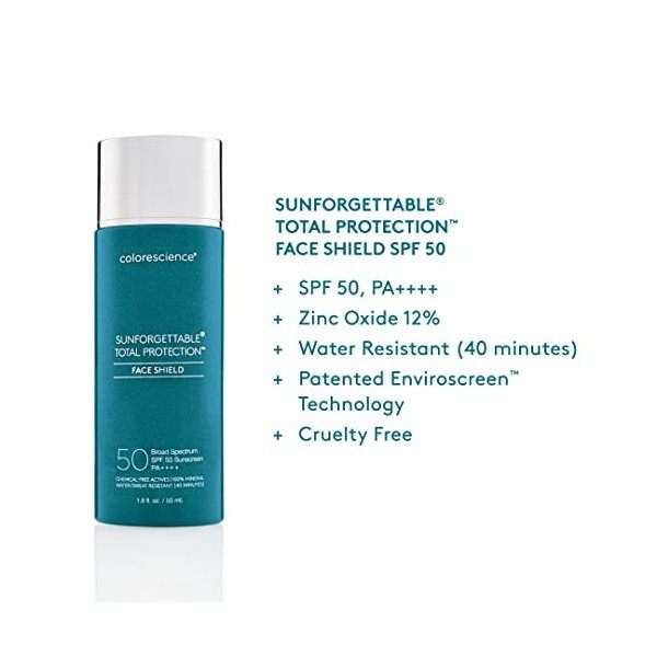 Colorescience Protection totale du visage SPF 50 53 ml