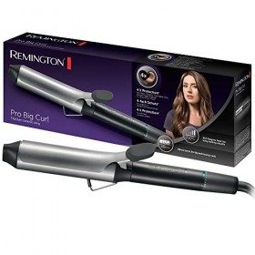 Remington Boucleur à cheveux [38mm: boucles glam] Pro Big Curl 4X Protection: Céramique-titane, Antistatique, Plaques Ioniqu