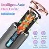 Fer à Boucler Automatique, Fer à Friser Sans Fil Rechargeable USB, Boucleur a Cheveux avec 6 Températures Réglables, écran LC