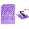 Silicone Pochette pour Fers à Boucler, Tapis Résistant à la Chaleur Pour Fer à Friser, Tampon en Silicone pour Fer à Friser, 