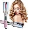 CkeyiN Boucleur Automatique,Fers à Boucler Céramique 22mm,Contrôle de la Température à 4 Vitesses, Fer à Onduler Electrique A