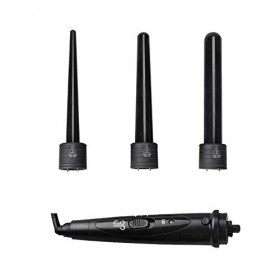 Fer à Boucler,Culwad 3 en 1 Boucleur Cheveux avec LED Fer à Friser de 150-210°C en Céramique avec Gant EU Plug Prise 