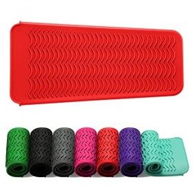 ZAXOP Housse en silicone résistante pour fer plat, fer à friser, cheveux chauds