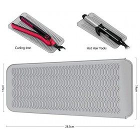 Petit coussinet en silicone pour fer à friser, Tapis en Silicone Résistant à la Chaleur, Coussin isolant pour fer à friser 28