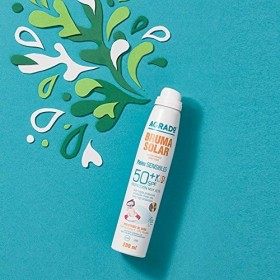 Creme solaire pour enfants 50+ spray, protecteur solaire hydratant, resistant à leau, texture légère 200 ml - AGRADO