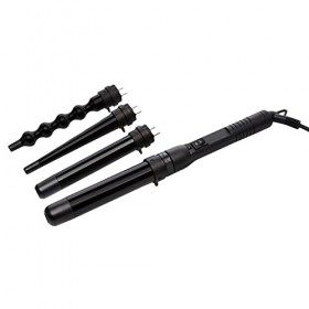 Amazon Basics Fer à boucler baguette en céramique CTP à embouts interchangeables - Noir