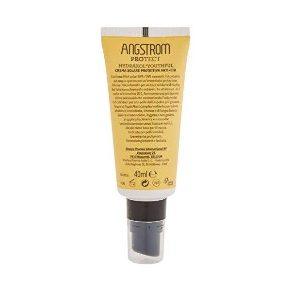 Angstrom Protect Hydraxol Matt Youthful Crème solaire protectrice anti-âge SPF 30 40 ml