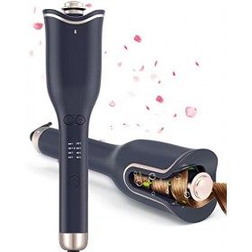 Fer à Friser Automatique - Fer à Boucler Professionnel Automatique Curl Céramique et Technologie Ionique, 4 Température Régla