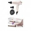 Remington Coffret Cadeau - Set de Coiffure Sèche-Cheveux Proluxe et Fer à Boucler Proluxe - AC9140 et CI91X1