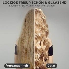 Ensemble de rouleaux à cheveux 6 en 1 avec différents accessoires, fer à repasser antistatique avec revêtement en céramique t