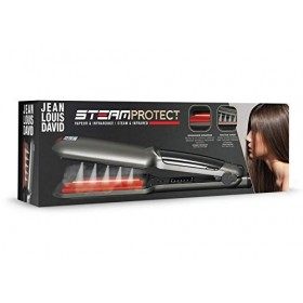 JEAN LOUIS DAVID - Lisseur à Vapeur Infrarouge Jld Steam Protect - Vapeur Ajustable - Plaque Extra Large Tourmaline Céramique