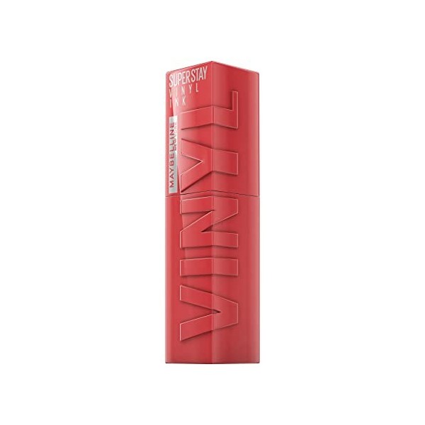 Maybelline New-York - Rouge à Lèvres Liquide - Effet Vinyl Brillant - Longue Tenue - SuperStay Vinyl Ink - Teinte : Cheeky 3