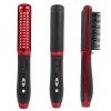 Minidiva Brosse lisseur cheveux, Défriser les Cheveux Anti Scald Anti Statique Fer à lisser avec Technologie Ionique Rouge 