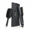 GHD - Céramique Coffret Styler Max - Lisseur Cheveux Plaques Larges Noir + Pochette Thermorésistante + Brosse