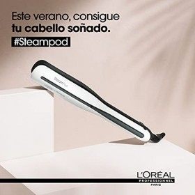 LOréal Professionnel 2en1 Lisseur Vapeur Professionnel Lisse/Forme Wavy Steampod, 3.0 Blanc, 1 Unité, 1 g